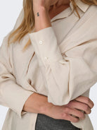 Only ONLZAZIMA Camicia Donna Bianco Antique White 15272523 Antique White ONLY 