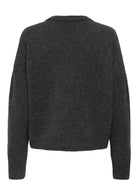 Pullover Donna Only Renata Grigio scuro 15353062 Dark Grey Melange Silver Bling ONLY 