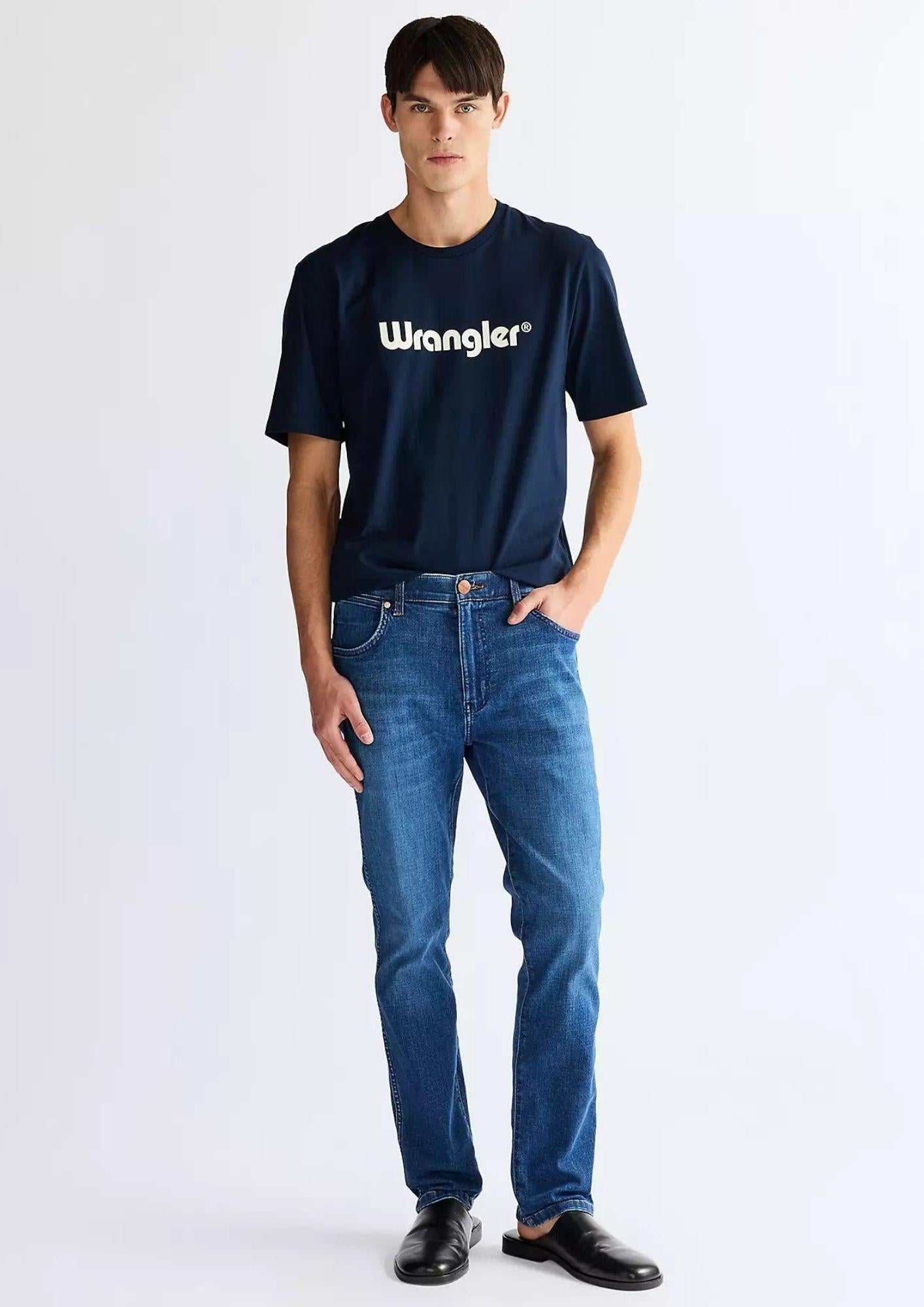 Wrangler T-Shirt Uomo Blu 112350524 BLUE WRANGLER 