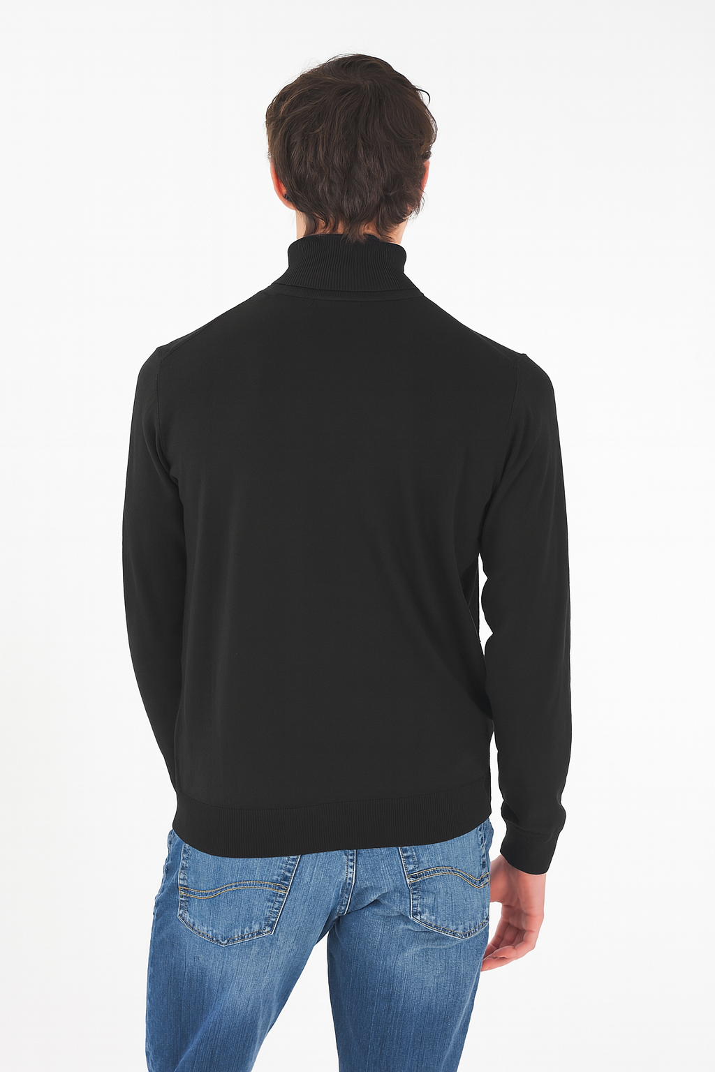 Yes Zee Maglia Dolcevita Uomo Nero M800 HL00 0801 YES ZEE 