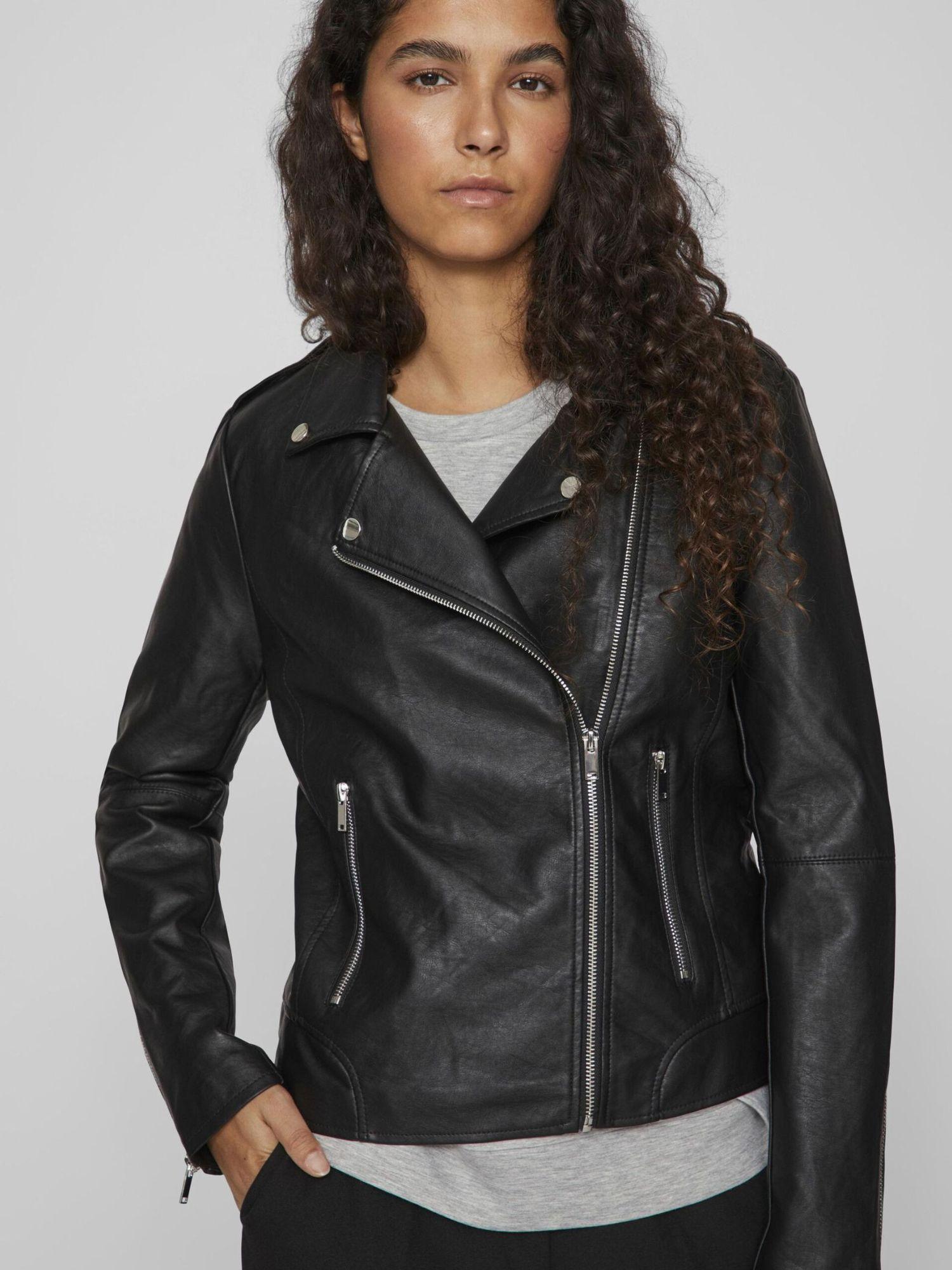 Vila Giacca Donna Biker Nero Vicara 14044851 Black VILA 