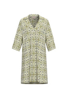 Emme Marella Vestito Donna Emmesedra Cammello Stampa Maiolica 2615221332200 006 EMME MARELLA 