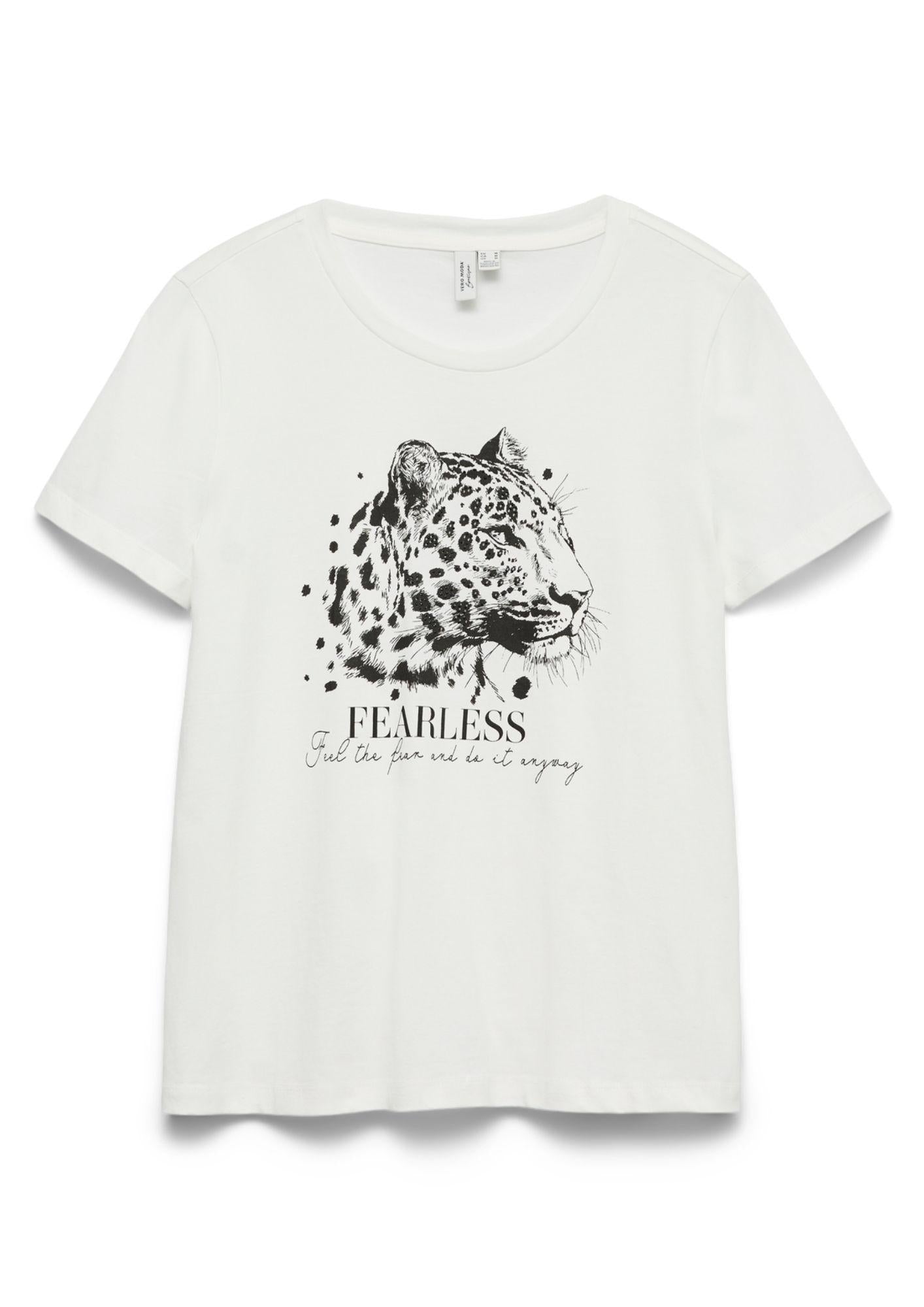  10341639 Snow White PRINT WITH BLACK VERO MODA 