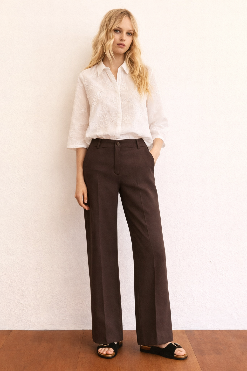 Emme Marella Pantalone Donna Emmsalute Kaki 2615131121200 003 EMME MARELLA 