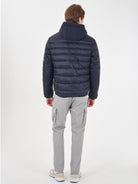 Yes Zee Giubbino Trapuntato Cappuccio staccabile Uomo Blu J838 QG00 0713 YES ZEE 