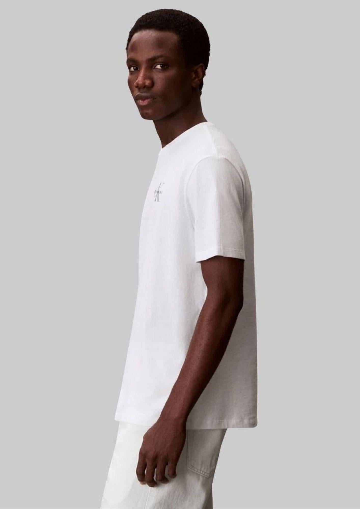 Calvin Klein T-Shirt Uomo Bianca LV04RF278G YAF CALVIN KLEIN 