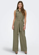Only Tuta Donna Tila Verde 15367397 Stone Gray ONLY 