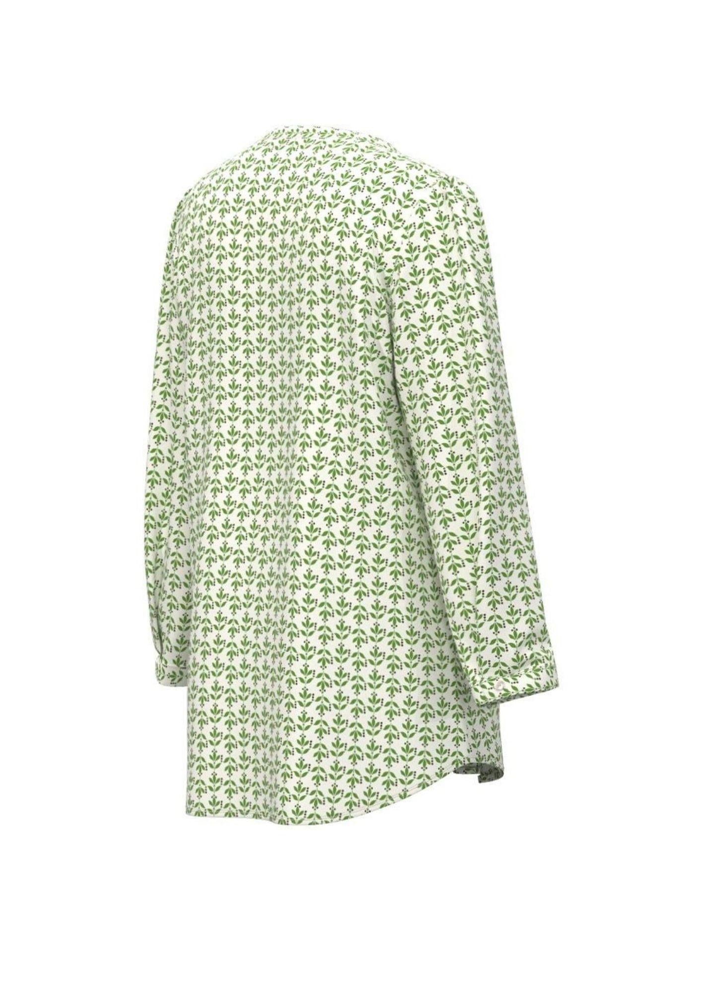 Emme Marella Camicia Donna Emmranch Bianco Burro e Verde 2615111231200 005 EMME MARELLA 