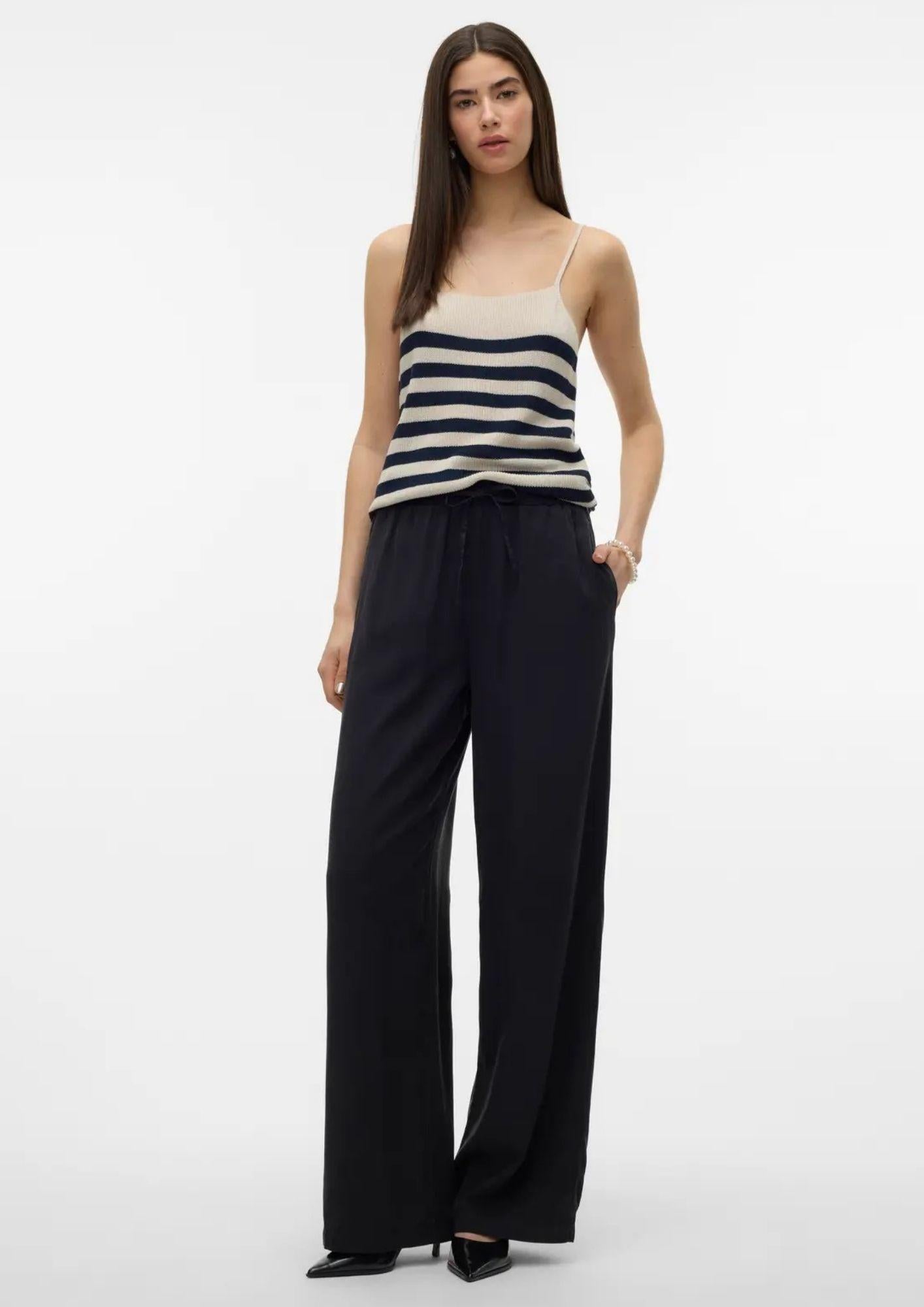 Vero Moda Pantalone Donna Bree Nero Denim 10304898 Black Denim VERO MODA 