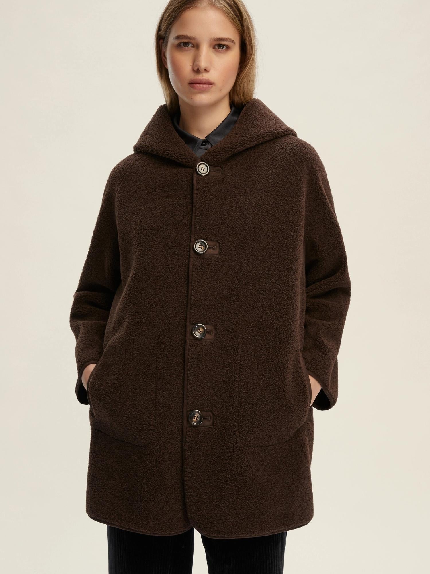 Emme Marella Caban reversibile Donna Gavetta Testa di moro 2525456072200 003 EMME MARELLA 