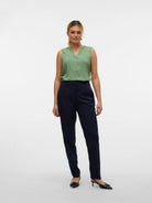 Vero Moda VMNILA Pantaloni formali Donna Navy Blazer 10320940 Navy Blazer VERO MODA 