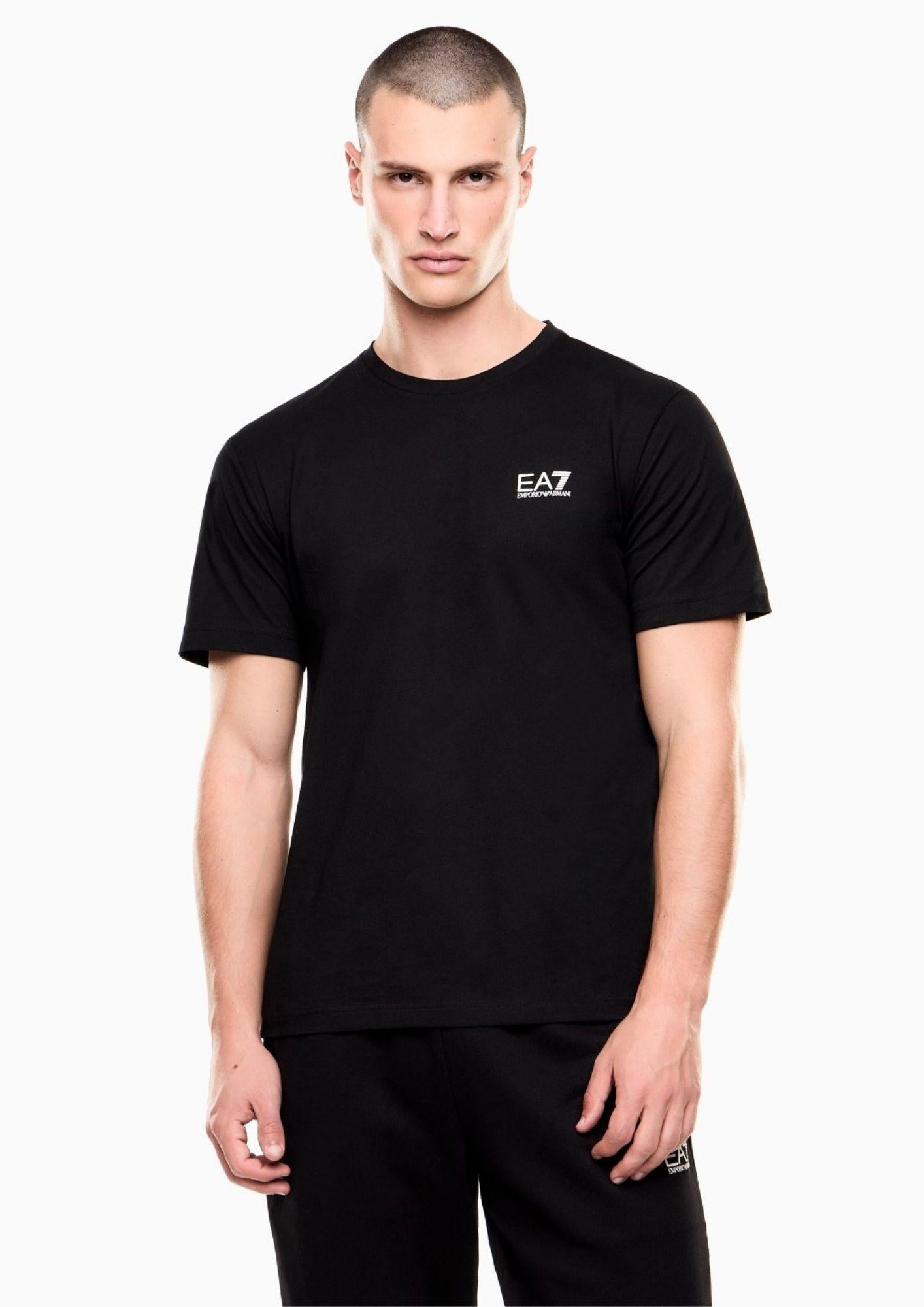 EA7 Emporio Armani T-Shirt Uomo Nera 8NPT25 PJVPZ 1200 EA7 EMPORIO ARMANI 