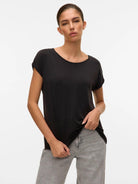 Vero Moda T-Shirt Donna Ava Nera 10284468 Black VERO MODA 