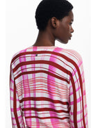 Desigual Maglione a righe mikado Donna Rosa 25WWJF41 3049 DESIGUAL 
