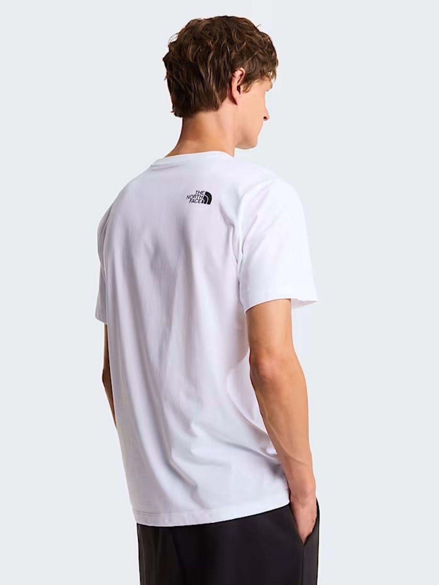 The North Face T-Shirt Uomo Bianco Evolution Box Half Dome Regular NF0A8G9C FN4 THE NORTH FACE 