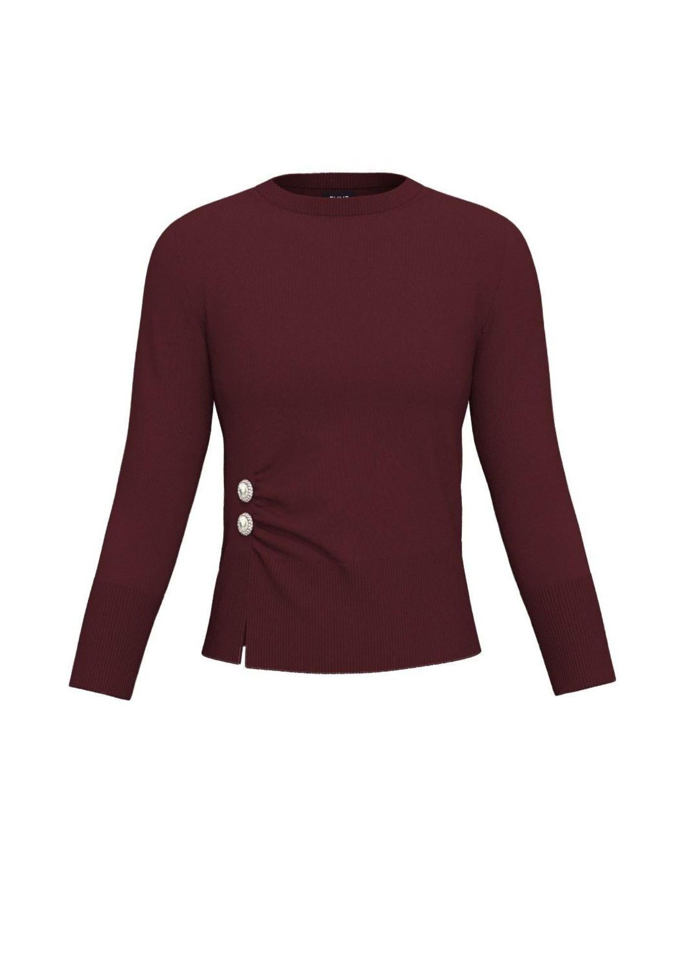 Emme Marella Maglia Donna Damiana Bordeaux 2525366041200 008 EMME MARELLA 