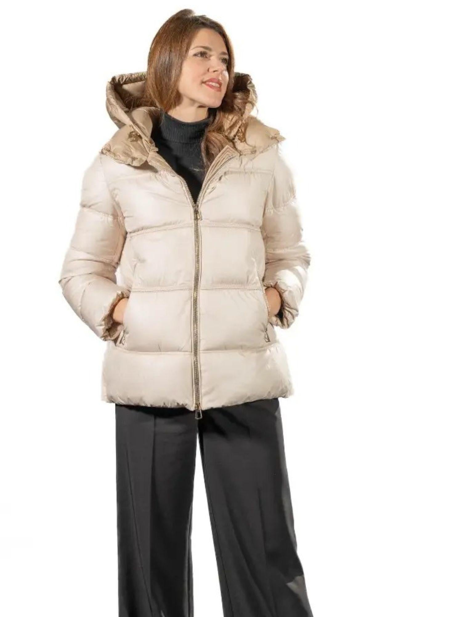 Satinette Giubbino Corto Donna Beige 013 ELENA 22 SATINETTE 
