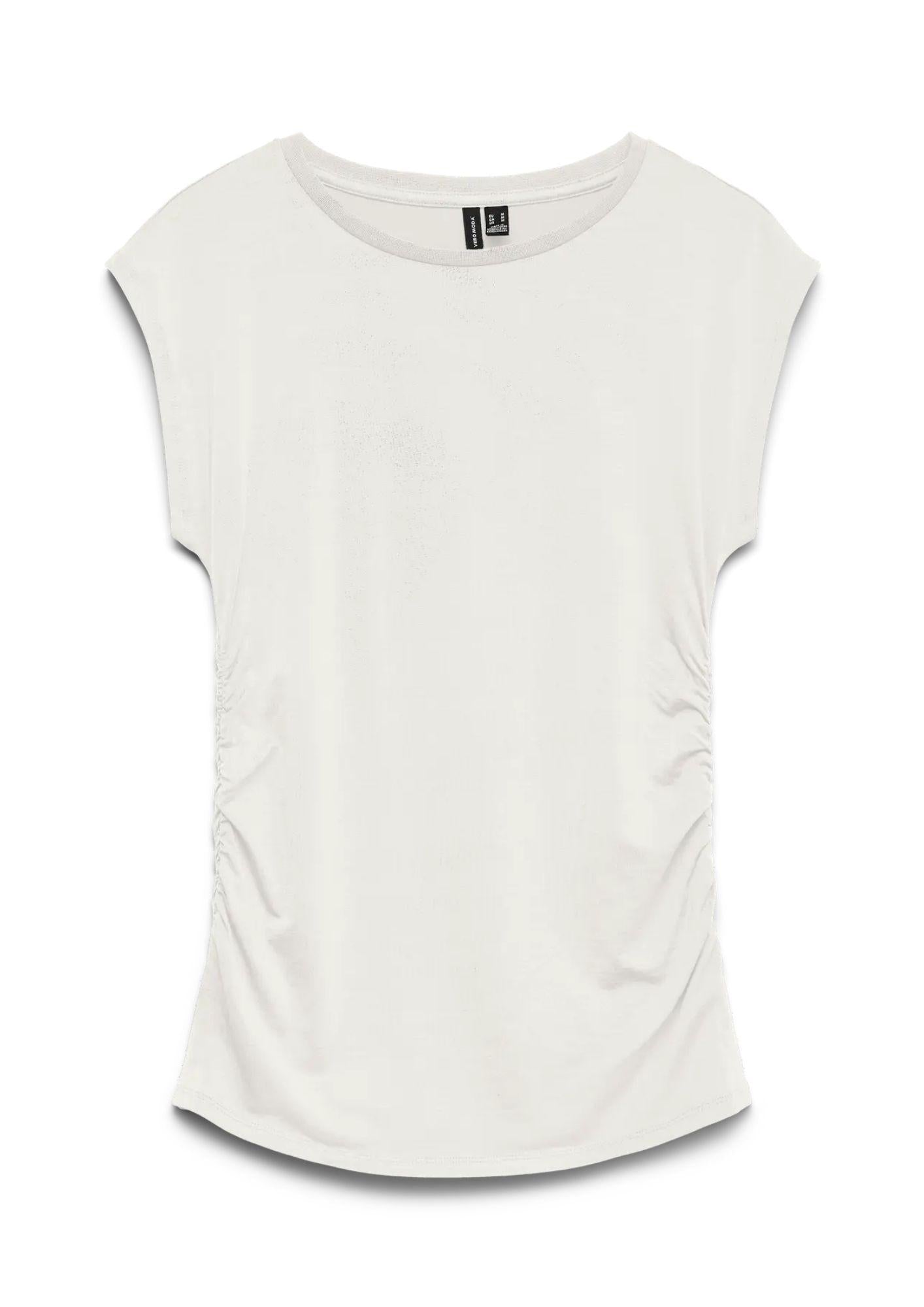 Vero Moda T-Shirt Donna Avasarah Bianca 10342876 Snow White VERO MODA 