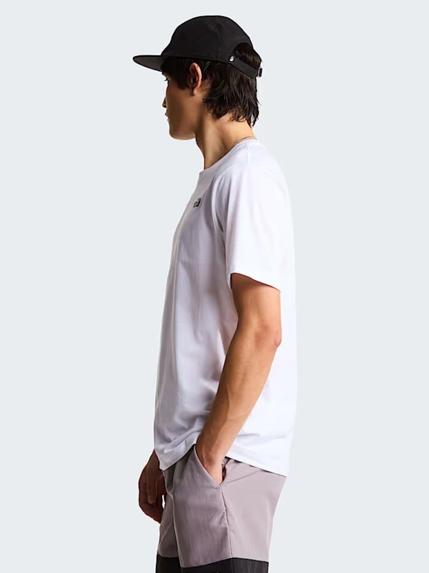 The North Face T-Shirt Uomo Bianca Evolution Simple Dome Regular NF0A8CZ2 FN4 THE NORTH FACE 