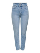 Only Jeans Donna Light Blue Straight Fit Onlemily 15361608 Light Blue Denim ONLY 