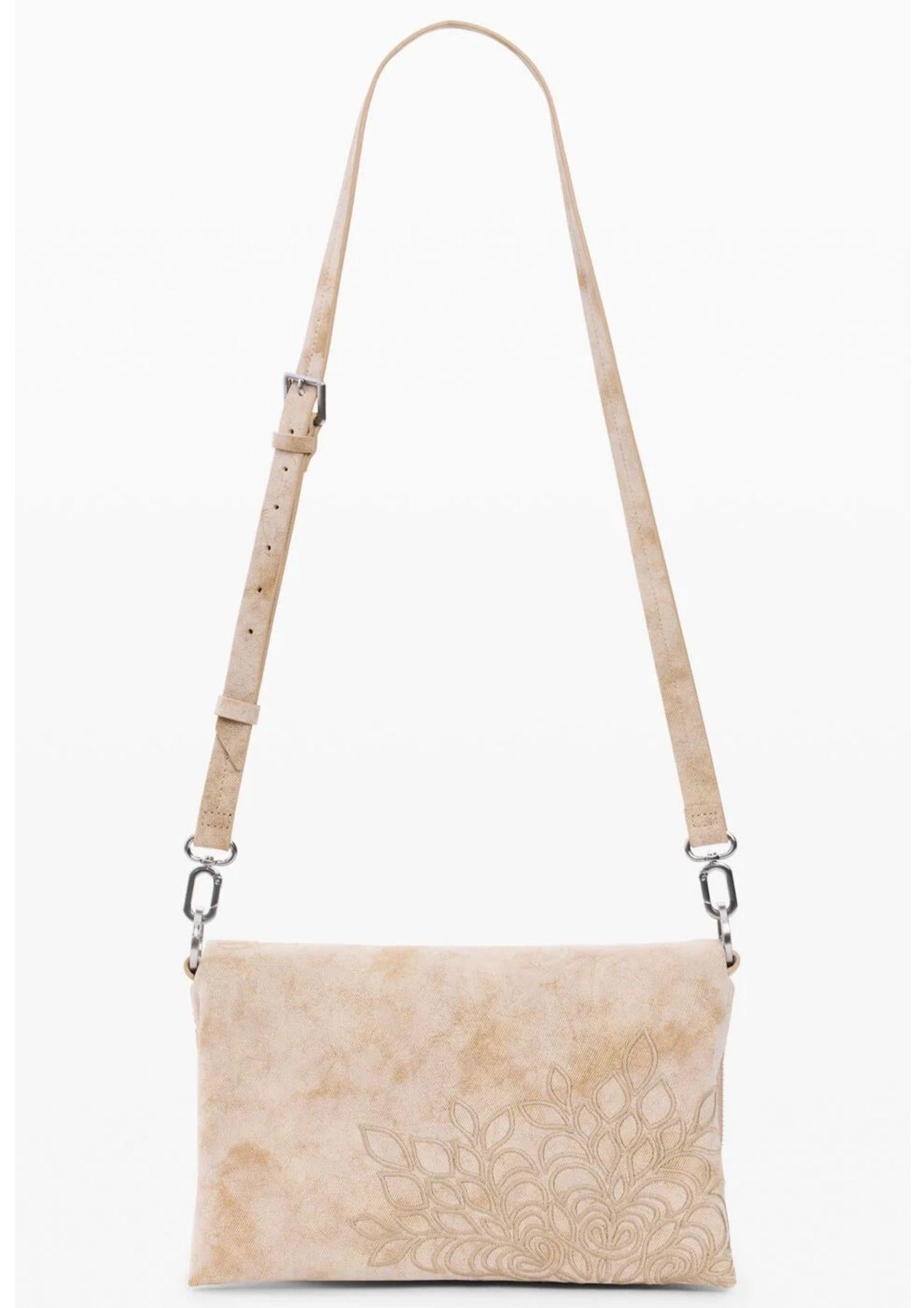 Desigual Borsa Donna Bag Sierra Sand Murano Beige 26SAXPB9 1018 DESIGUAL 