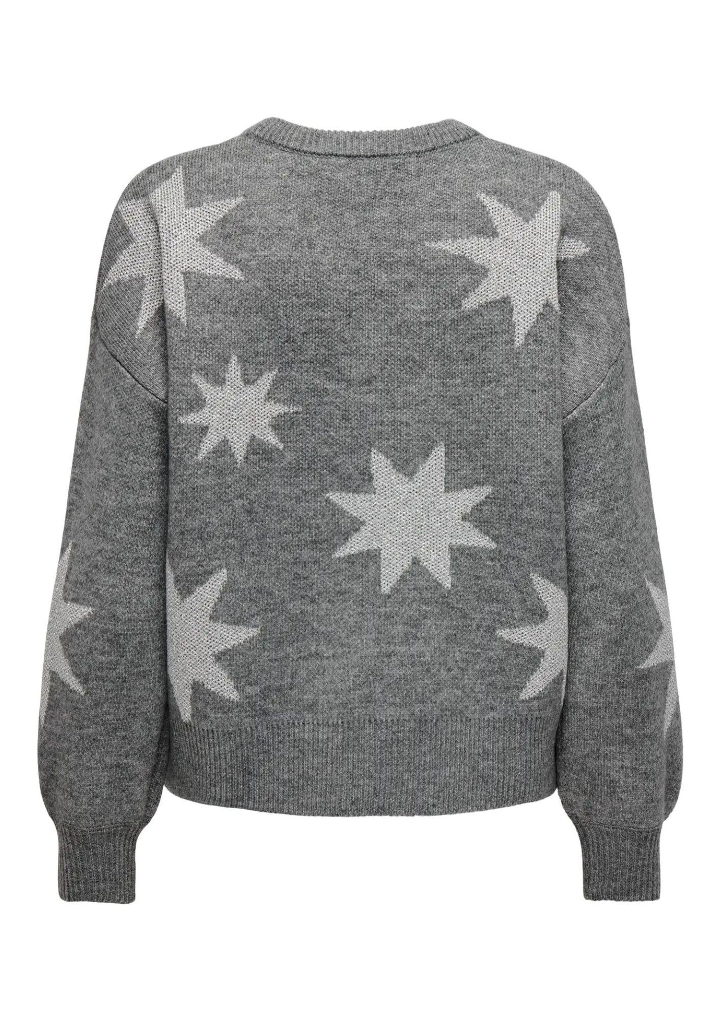 Pullover Donna Only Onlrosie Grigio 15328250 Medium Grey Melange ONLY 