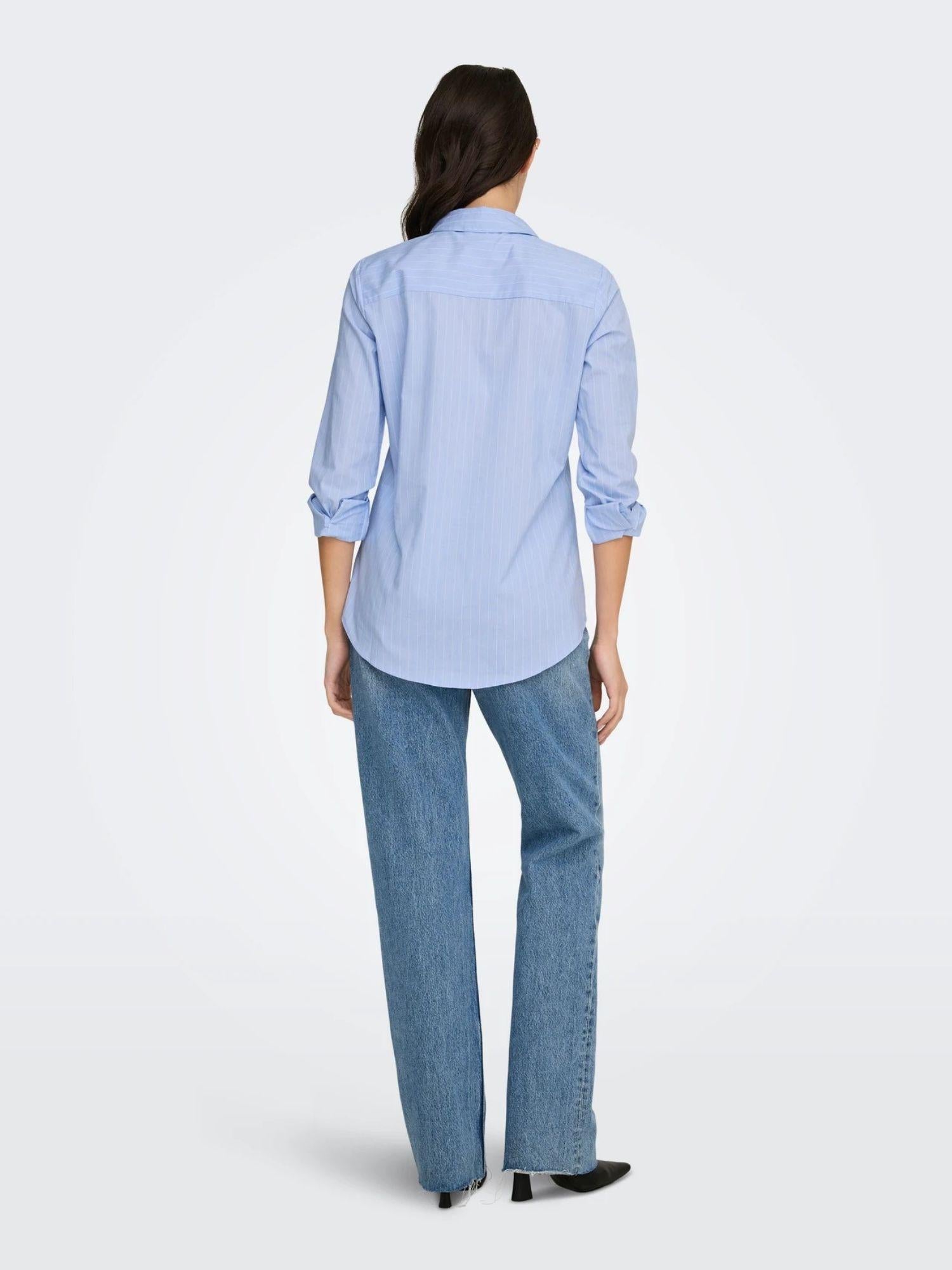 Jacqueline De Yong Camicia Donna Cashmere Blue Jdymio 15149877 Cashmere Blue CLOUD DANCER JACQUELINE DE YONG 