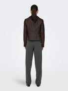 Only Giacca in Finta Pelle Donna Gemma Chocolate Torte 15153079 Chocolate Torte ONLY 