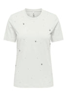 Only T-Shirt Donna Filizza Bianca 15368933 Cloud Dancer ONLY 