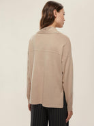 Emme Marella Maglia over con sciarpa Eroico Donna Beige 2525366241200 001 EMME MARELLA 