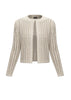 Emme Marella Cardigan Donna Crimea Bianco