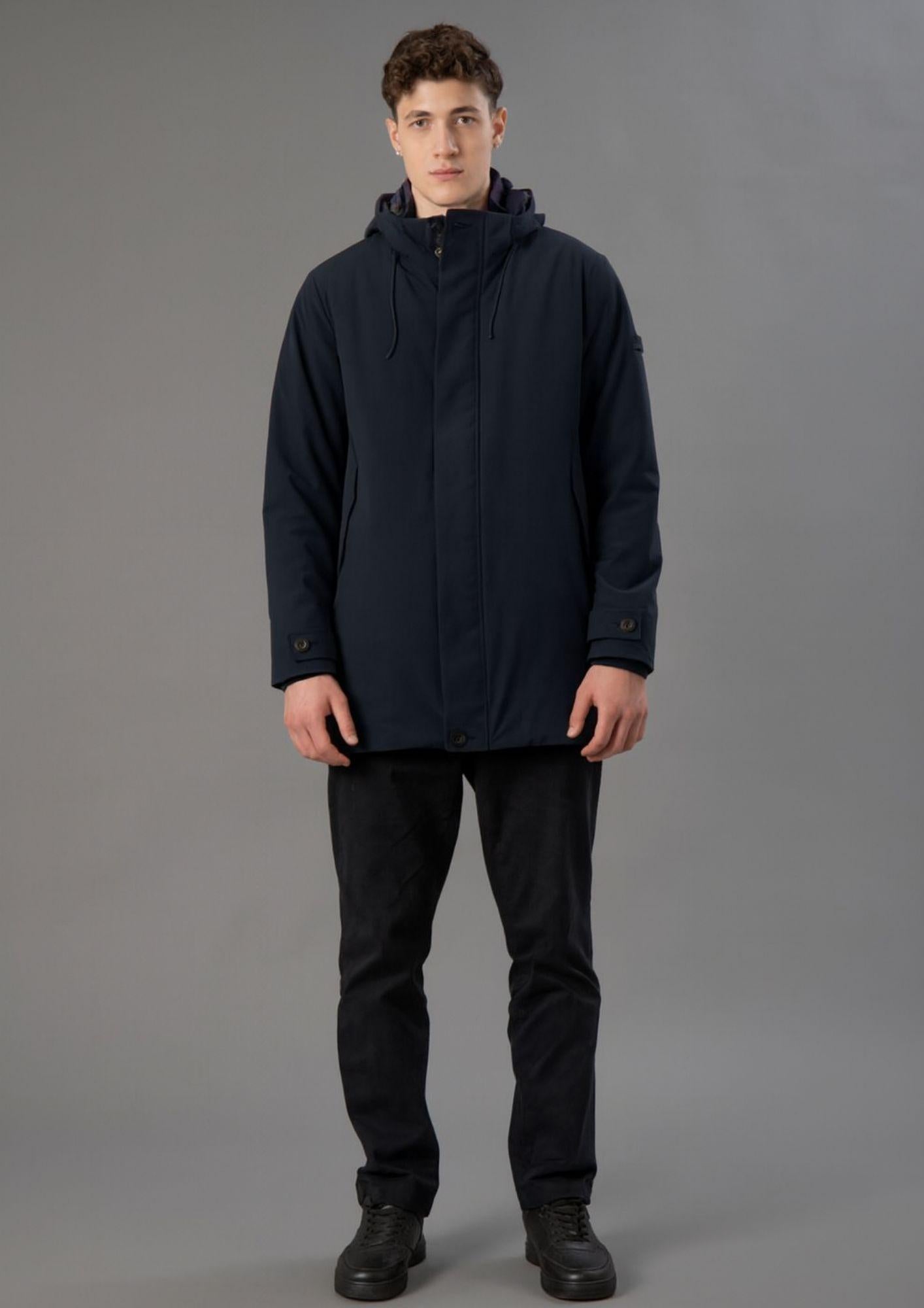 Rihunik Giacca Invernale Uomo Hugh Blu Navy RIMA252J F0120 888 RIHUNIK 