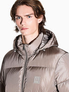 Armani Exchange Piumino con cappuccio Uomo Beige XM000348 AF12286 U6107 ARMANI EXCHANGE 