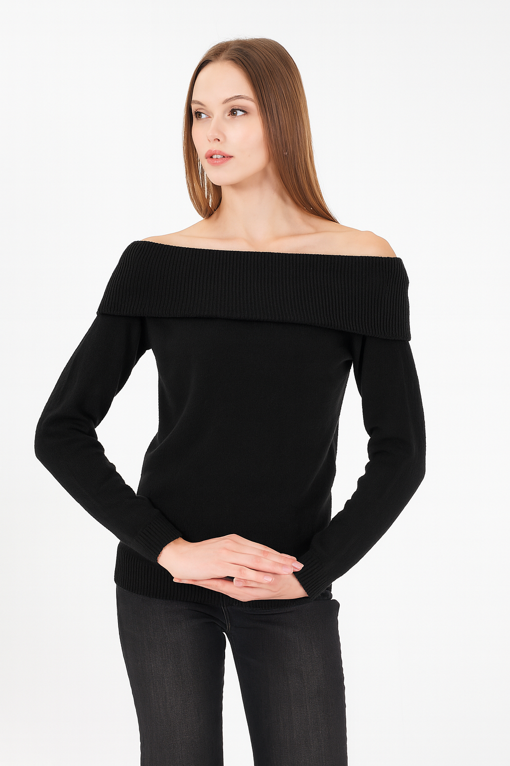 Yes Zee Maglia Donna Nera M054 BT00 0801 YES ZEE 