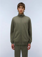 Napapijri Felpa con Zip Balis Winter Uomo Verde Tea Leaf NP0A4GBA G0A NAPAPIJRI 