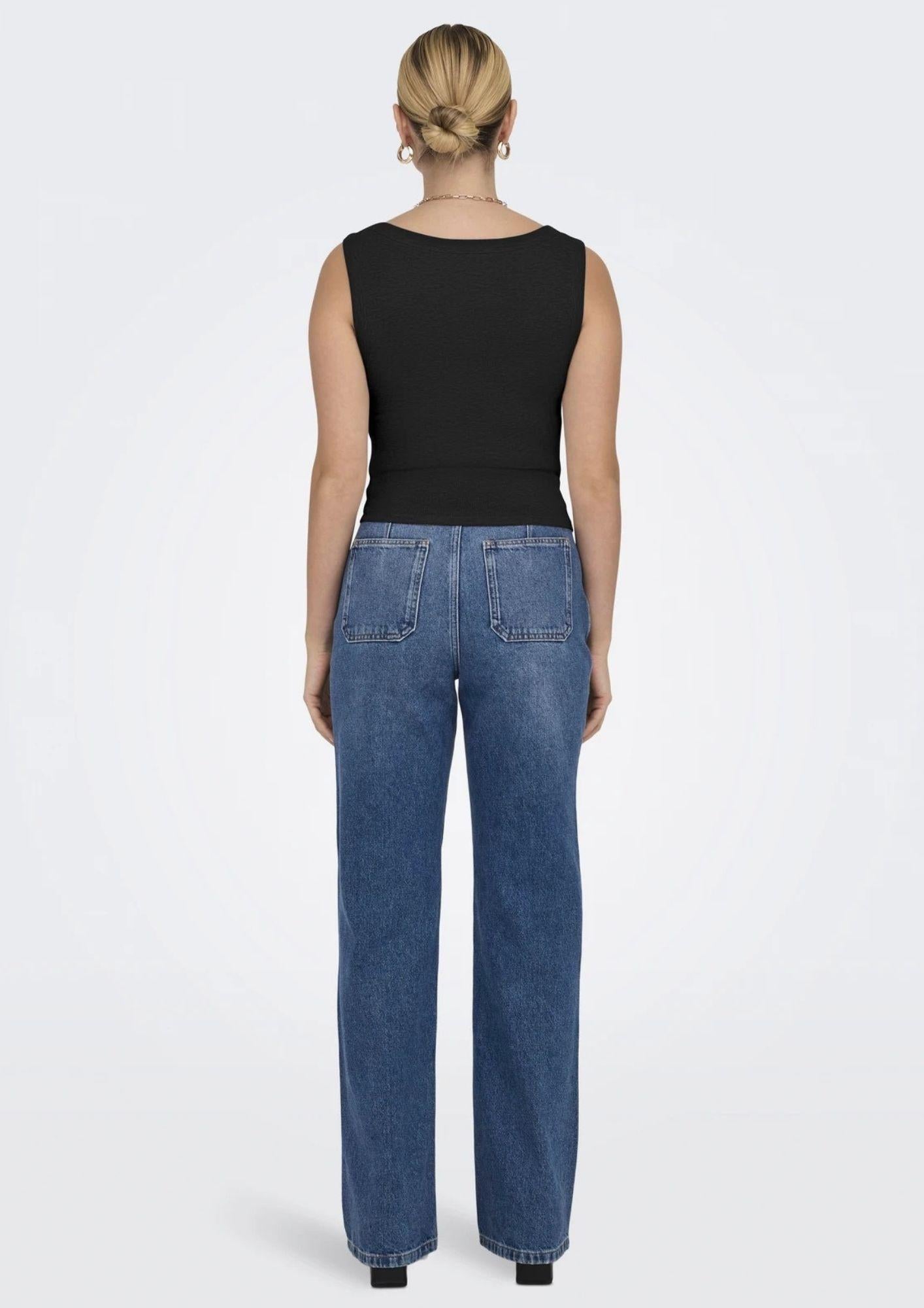 Only Canotta Donna Easy Nera 15315571 Black ONLY 