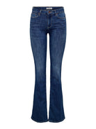 Jeans Flared fit Donna Dark Blue Denim 15337824 Dark Blue Denim ONLY 