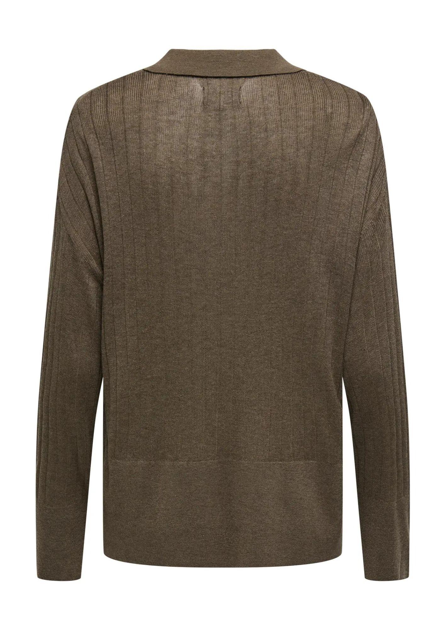 Only Maglione Donna Tara Marrone 15350701 Cub Melange ONLY 