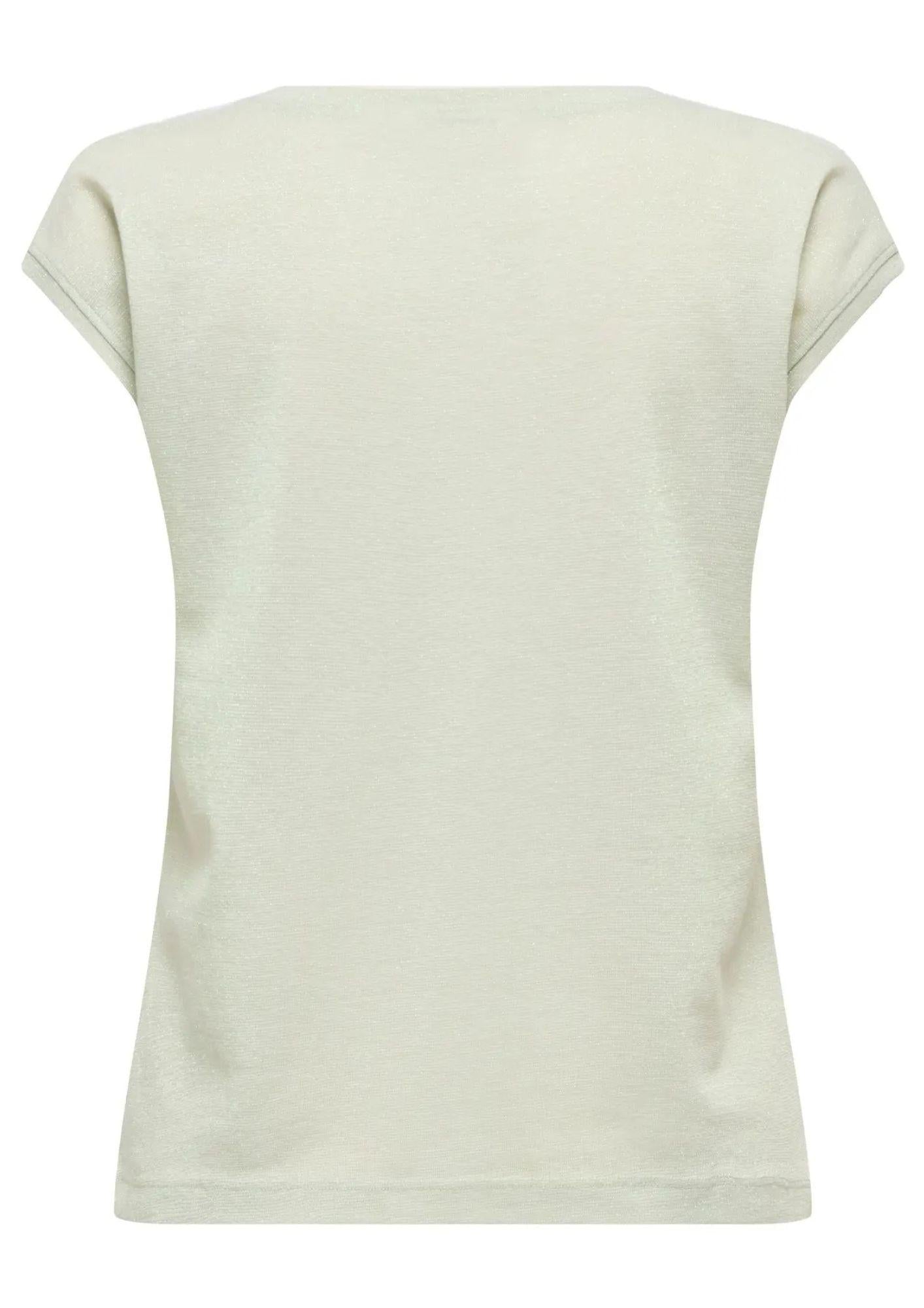Top Only Donna Silvery Verde 15136069 Green Lily ONLY 