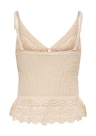 Only Top Donna Lison Ecrù 15369246 Ecru Dtm FMOP Button ONLY 