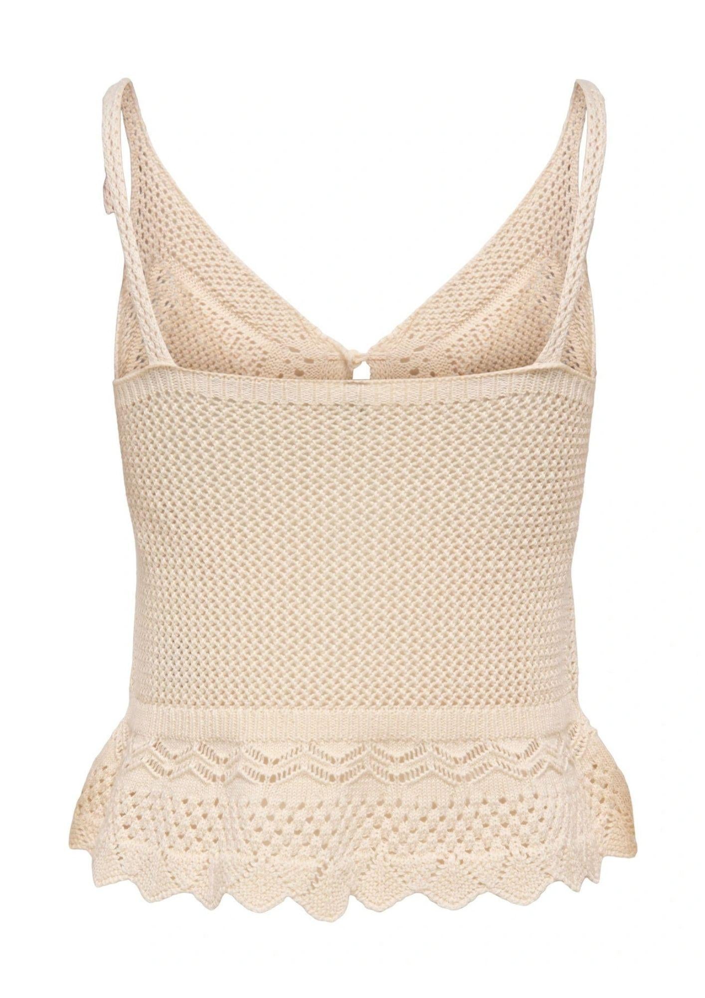 Only Top Donna Lison Ecrù 15369246 Ecru Dtm FMOP Button ONLY 