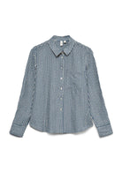 Vero Moda Camicia Donna Imara Blu 10338157 Dark Denim SNOW WHITE VERO MODA 