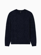 Armani Exchange Maglione Uomo a Lavorazione Intrecciata Blu Navy XM001331 AF13776 UB101 ARMANI EXCHANGE 