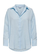 Only Camicia Donna Zazima Blu Chambray 15272523 Chambray Blue ONLY 