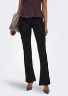Jacqueline De Yong Pantalone Donna New Nero 15372807 Black JACQUELINE DE YONG 