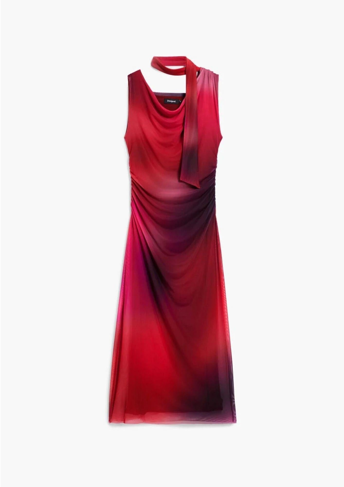 Desigual Vestito Donna Vestmaine Rosso 26SWVK19 3098 DESIGUAL 