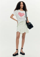 Desigual T-Shirt donna Cor Bianca 26SWTK06 1000 DESIGUAL 