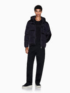 Armani Exchange Piumino con cappuccio Uomo Nero XM000348 AF12286 UC001 ARMANI EXCHANGE 