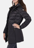 Yes Zee Cappotto Invernale Donna Nero O003 M800 0801 YES ZEE 