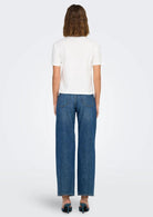 Jacqueline De Yong T-Shirt Donna Rex Bianca 15344612 Cloud Dancer JACQUELINE DE YONG 